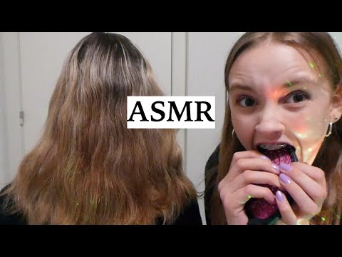 "ASMR" SISTER RUINING MY HAIR (PART 2) 😱 Fast & Aggressive Hair Play, Brushing, Spraying & Tapping