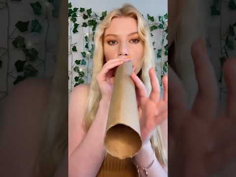 ASMR Paper Towel Roll Mouth Sounds🧻😛