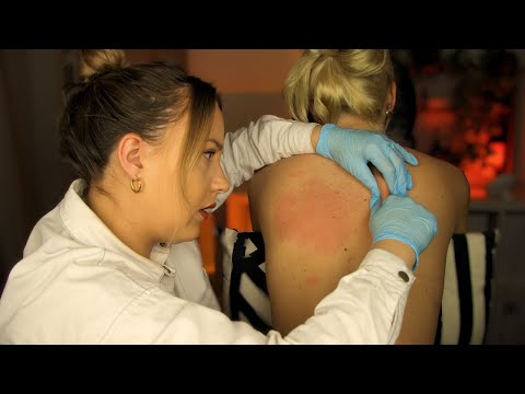 ASMR Chiropractic Skin Pulling, Cracking, Adjustments & Physical Assessment | 'Unintentional' Style