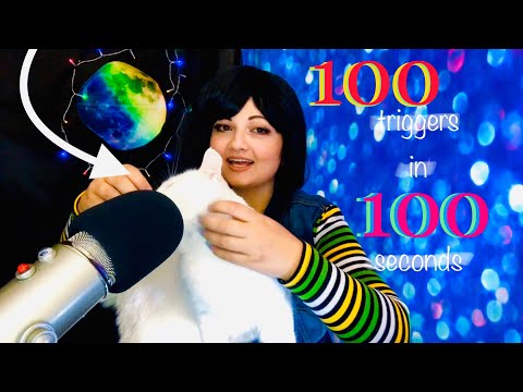 THE BEST 100 TRIGGERS IN 100 SECONDS | ASMR