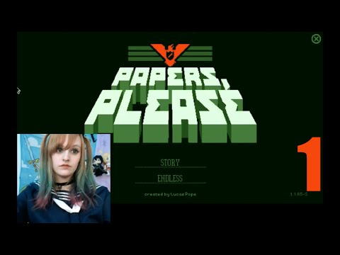 Sexy School Girl ♡ Papers Please Let's Play ♡ PART 1 ~ BabyZelda Gamer Girl