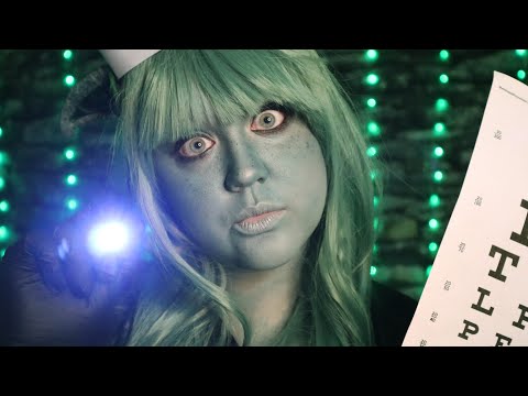 ASMR Chaotic Eye Exam (With a Goblin!) Light Triggers, Instructions, and Sass