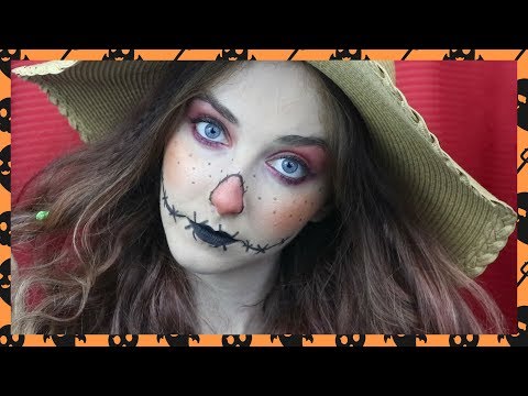 Spooky Scarecrow Halloween Make-Up (ASMR)