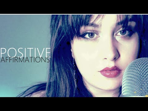 ASMR Positive affirmations & touching your face✨(english/spanish)