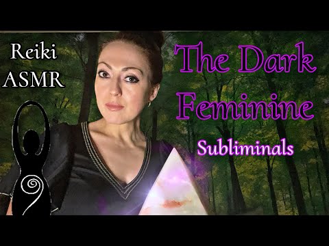 The Dark Feminine 💋 | Reiki ASMR | Subliminals, hand movements, cord cutting…