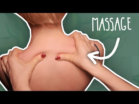 Starke Schulter Massage