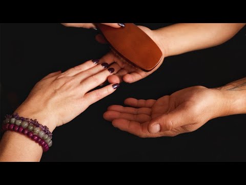 ASMR Loving Hands Pamper Session 💜 Skin Brushing, Liquid, Massage, Tracing
