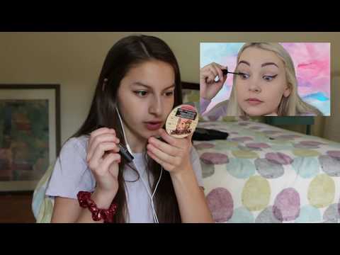 (asmr) I tried following an asmr darling makeup tutorial...