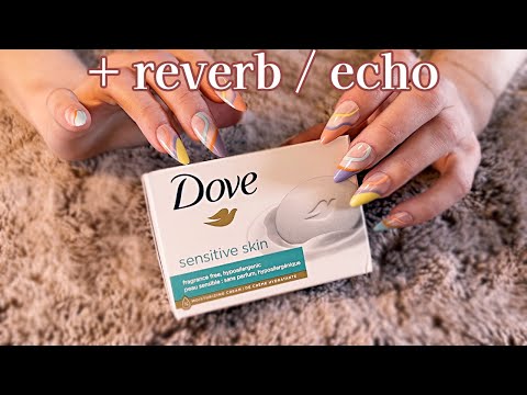 ASMR Tingly Tapping and Scratching with Reverb, Echo (no talking)