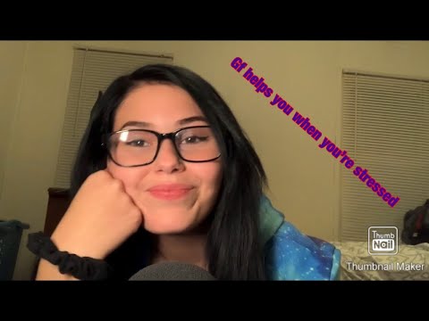 ASMR | girlfriend helps when you are stressed RP💕
