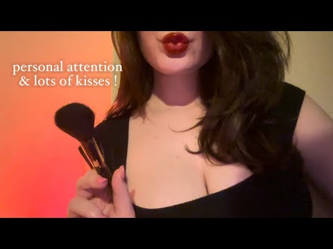 ASMR ❤️ lots of kisses & personal attention (+ face brushing) ✨💞