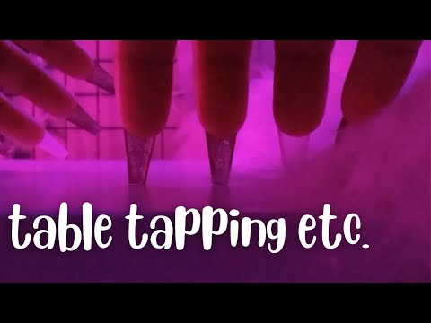 ASMR Lo-Fi Table Tapping, Camera Tapping, Table Scratching, Finger Skating, ETC - Without Headphones