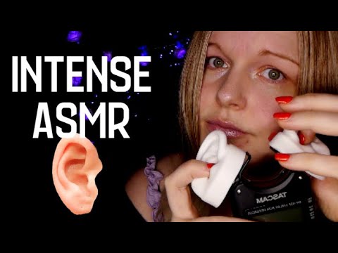 ASMR | INTENSE Tapping, Inner Ear Scratching, Mellow Mouth Sounds.