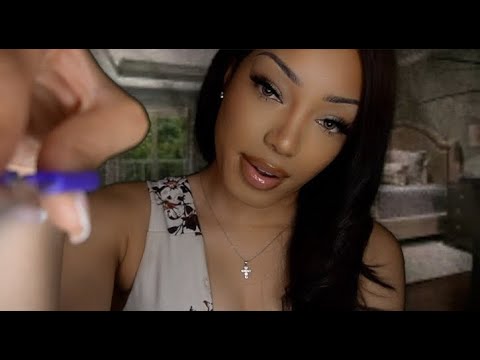 ASMR Mom does your Makeup, Cuts your hair +Back Scratching
