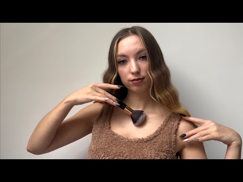 ASMR | Skin scratching and brushing, face brushing and hand sounds🤯