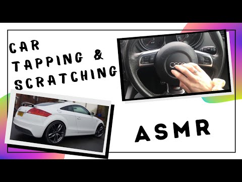 ASMR Tapping and scratching in my car! While it’s raining 💦 (No talking)