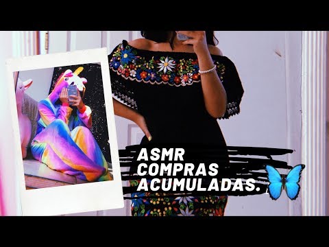 ASMR/ COMPRAS ACUMULADAS/ Sonidos relajantes/ Andrea ASMR🦋