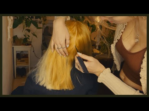 ASMR | hair play und scalp scratching 💆‍♀️ [german | deutsch]