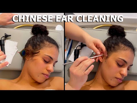ASMR: Relaxing Chinese Ear Cleaning Massage that Made Me Sleep!
