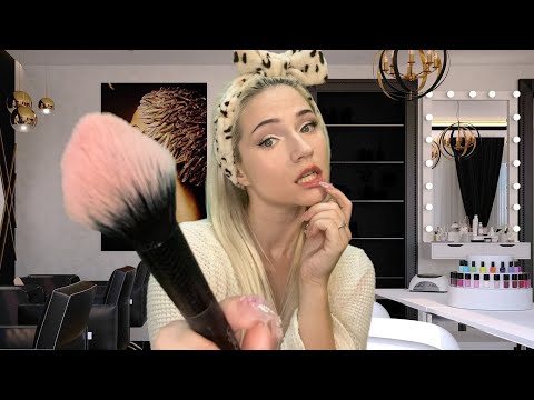 ASMR Girl Who Peaked in High School Does Your Makeup (Roleplay)