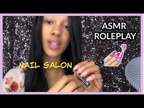 ASMR NAIL SHOP ROLEPLAY | LOTS of Personal Attention! 🤩| SPOOLIE NIBBLES ✅ Doing Your Eyebrows ASMR