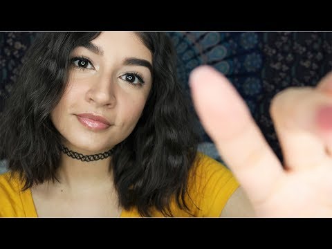 ASMR Finger Tracing || Personal Attention, Mouth Sounds, Repeating Words ♡