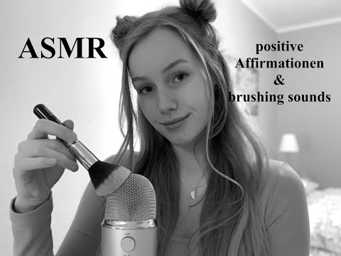 ASMR| Positive Affirmationen & brushing sounds (german/deutsch) |RelaxASMR