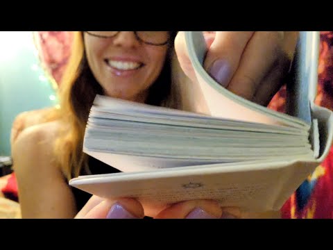 ASMR - READING POSITIVE QUOTES TO YOU💖🙏 book tapping, paper sounds, reading