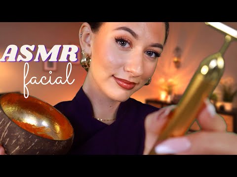 ASMR Extremely RELAXING Facial Roleplay for Sleep ✨ ~ cosy skincare, face massage & layered sounds