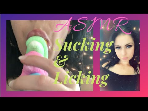 I HAD HOW MANY PEEPS IN MY MOUTH? Mouth Sounds ASMR. Licking, sucking and Slurping Candy!