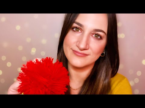 ASMR • Face Brushing with ALL sorts of Objects (Clicky Whisper)