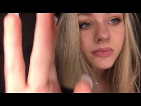 ASMR- CLOSE- SLOW/ camera tapping/ poking lens/ mouth sounds/ slow whisper