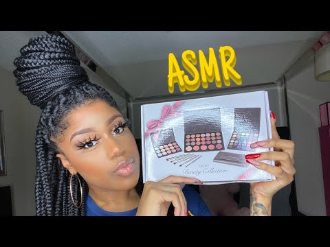 ASMR | Makeup Review: Coastal Scents - Smoky Beauty Collection (Swatches, Whispers & Tapping)