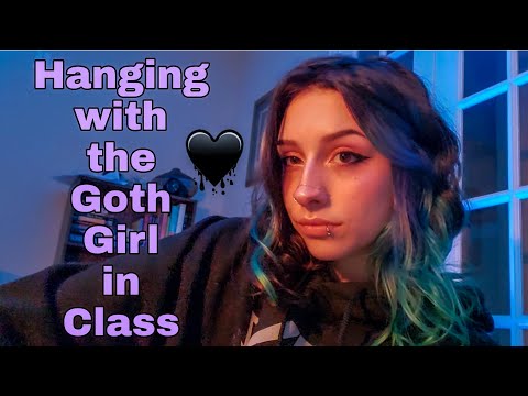 Talking to the Goth Girl in Class ASMR | Roleplay POV