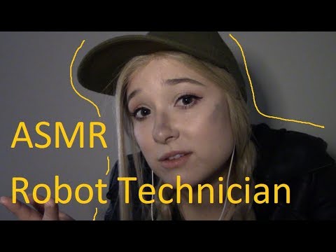 Mindy, the Robot Technician, Repairs You! (soft spoken, metal sounds, various brushing)
