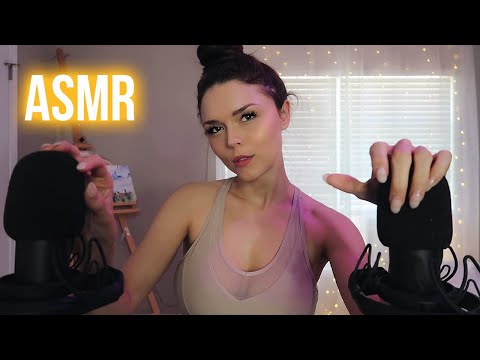 ASMR // Intense Mic Scratching + Whispering Relax