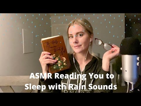 ASMR Bible Reading for Sleep with Rain Sounds ~ Acts 21-24