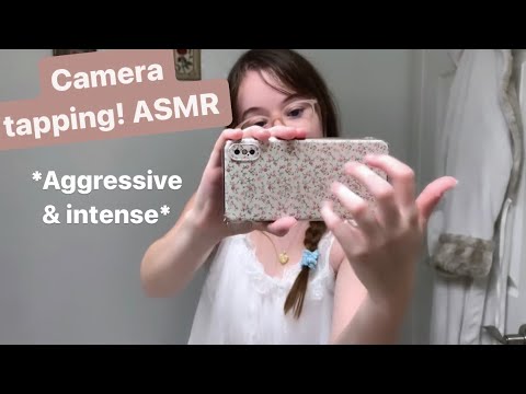 ASMR aggressive & Intense camera tapping!
