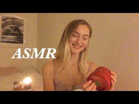 ASMR Get Unready With Me | Removing Makeup, Gentle Tapping, Hair brushing, Whispers/Soft Spoken