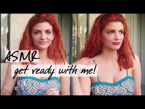 ASMR | get ready with me! (whisper) 💄 putting on make-up