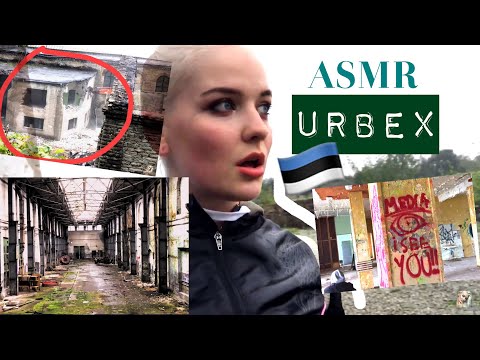 ASMR Abandoned Places in Tallinn (Creepy, whispered, urban exploring)