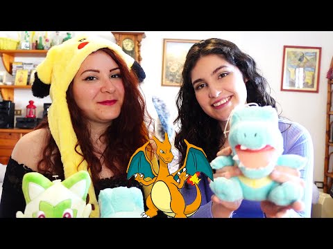 [ASMR] WE SHOW MY FRIEND'S POKEMON CARD COLLECTION! (gen1, complete collection)