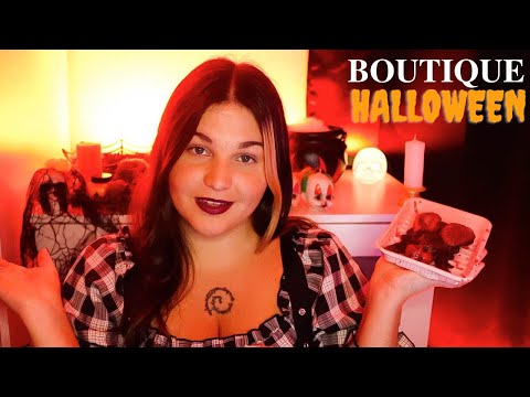 ASMR⎪Roleplay : vendeuse boutique Halloween 🎃