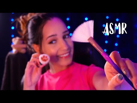 ASMR - Brush on screen and mic 🖌