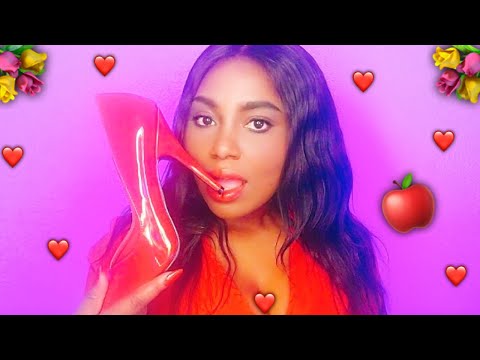 ASMR | RED TRIGGERS ❤️ TO MAKE YOU FEEL PASSION 💋💄 + SUPER TINGLY👠(Rambling)