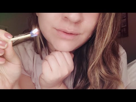 ASMR Playing w/Matches & Tapping