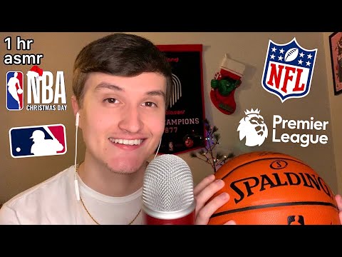 ASMR | Whispering About All Sports Until You Sleep 😴⚽️ (1 hour)