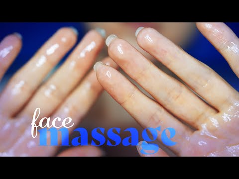 ASMR ~ Oil Face Massage ~ Up Close, Layered Sounds, Personal Attention, Sensitive (no talking)