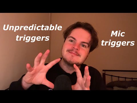 Fast & Aggressive ASMR Hand Sounds, Mic Triggers, Mouth Sounds + Unpredictable Triggers