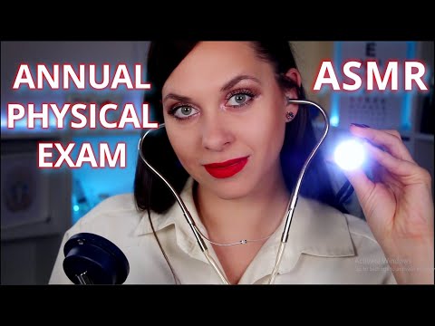 ASMR annual physical exam, Medical RP, Personal attention